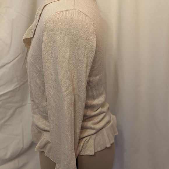 Ann Taylor ruffle-edge cardigan - Picture 2 of 6